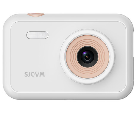 SJCAM FUNCAM otroški fotoaparat / kamera, 1080p Full HD, 12MP, 2" zaslon, polnilna baterija, mikrofon, zvočnik, časovni zamik, časovnik / timer, igre, bela