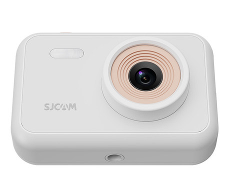 SJCAM FUNCAM otroški fotoaparat / kamera, 1080p Full HD, 12MP, 2" zaslon, polnilna baterija, mikrofon, zvočnik, časovni zamik, časovnik / timer, igre, bela