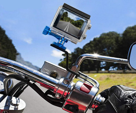 SJCAM adapter za motor za akcijsko športno kamero, črno-moder