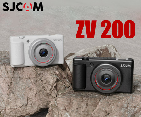 SJCAM ZV200 digitalni fotoaparat, 5K Ultra HD+, 80MP, 2.8" IPS FLIP zaslon, SONY senzor, 16x digitalni ZOOM, 6-osna stabilizacija, polnilna baterija, AUTO fokus, 9 PRESET načinov, +dodatki, črn SJCAM ZV200 digitalni fotoaparat, 5K Ultra HD+, 80MP, 2.8" IPS FLIP zaslon, SONY senzor, 16x digitalni ZOOM, 6-osna stabilizacija, polnilna baterija, AUTO fokus, 9 PRESET načinov, +dodatki, črn