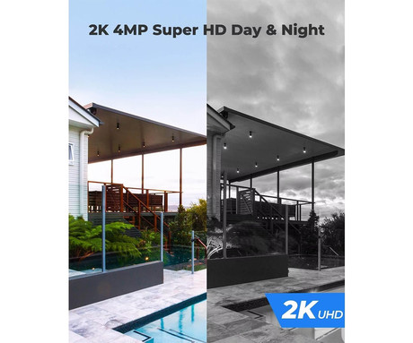 Reolink ARGUS B430 IP kamera, 5MP 2K+ Super HD, WIFI, 355° vrtenje, 21.6Wh baterija, AI zaznavanje, barvni Night Vision, aplikacija, dvosmerna komunikacija, pametni alarm, IP64 vodoodpornost, bela