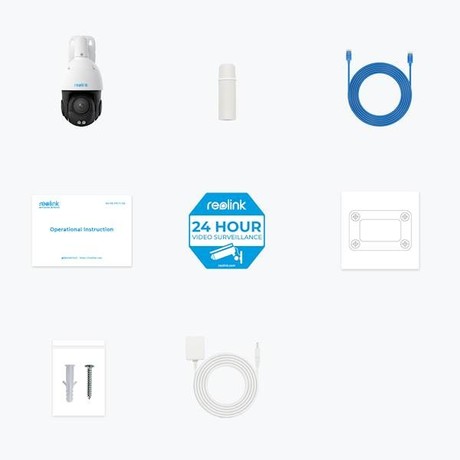 Reolink TRACKMIX P840 IP kamera, žična, PoE, 360° vrtenje, 90° nagibanje, 8MP Ultra HD   dvosmerna komunikacija, barvno nočno snemanje, bela