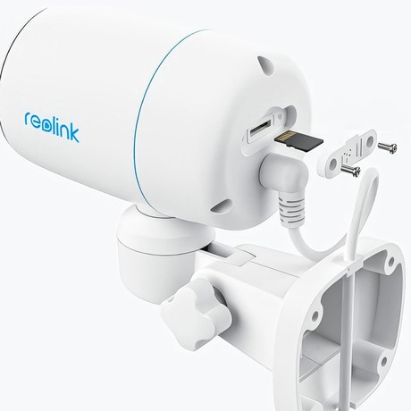Reolink P330P IP kamera, žična, 8MP Ultra HD, PoE, dvosmerna komunikacija, barvno nočno snemanje, bela