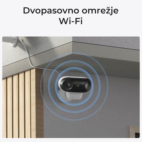 Reolink ARGUS B740X IP kamera, bela, baterijska, 180°, Wi-Fi, 2 objektiva, 8MP Ultra HD, dvosmerna komunikacija, barvno nočno snemanje, bela