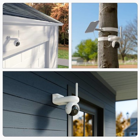 Reolink ATLAS B660 IP kamera, baterijska, 360°,dual Wi-Fi, 8MP Ultra HD, barvno nočno snemanje, bela