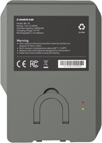 Reolink BP-10 polnilna baterija, 6000mAh kapaciteta, kompatibilnost z Reolink CAMOVUE kamerami