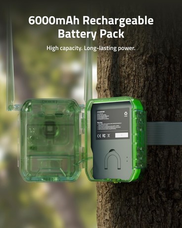 Reolink BP-10 polnilna baterija, 6000mAh kapaciteta, kompatibilnost z Reolink CAMOVUE kamerami