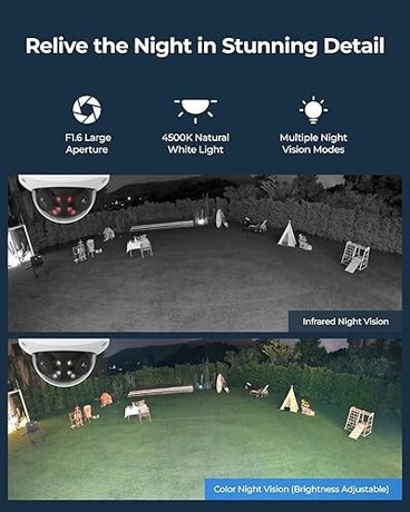 Reolink DUO P757 IP kamera, 16MP 4k+ Ultra HD, PoE, 180° snemalni kot, 2 objektiva, AI zaznavanje, barvni Night Vision, aplikacija, dvosmerna komunikacija, pametni alarm, IP67 vodoodpornost, bela