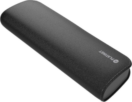 EOL - Power Bank PLATINET 7.200mAh, Usnje/Leather, Li-Polymer, črne barve, 50% hitrejše polnjenje