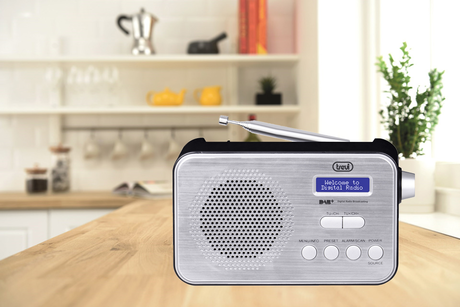 TREVI 7F92R Prenosni digitalni radio, DAB/DAB+/FM, črn