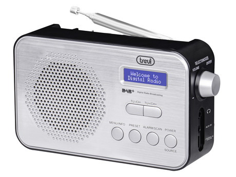 TREVI 7F92R Prenosni digitalni radio, DAB/DAB+/FM, črn