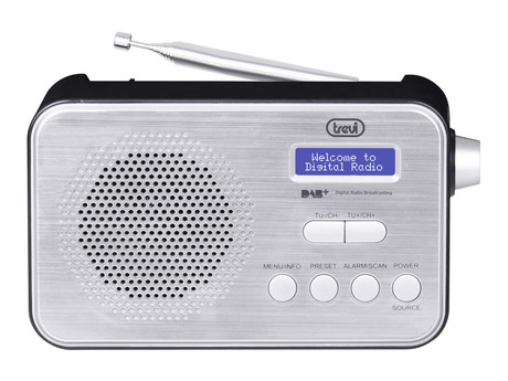 TREVI 7F92R Prenosni digitalni radio, DAB/DAB+/FM, črn