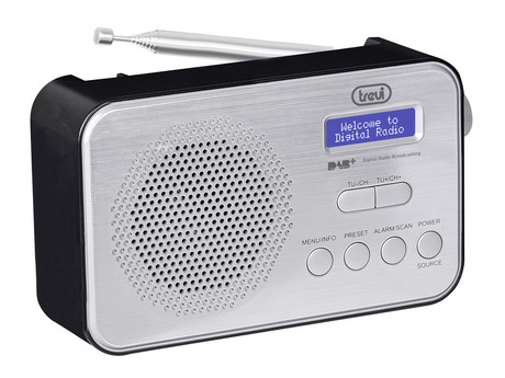 TREVI 7F92R Prenosni digitalni radio, DAB/DAB+/FM, črn