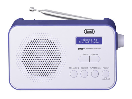 TREVI 7F92R Prenosni digitalni radio, DAB/DAB+/FM, moder