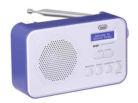 TREVI 7F92R Prenosni digitalni radio, DAB/DAB+/FM, moder