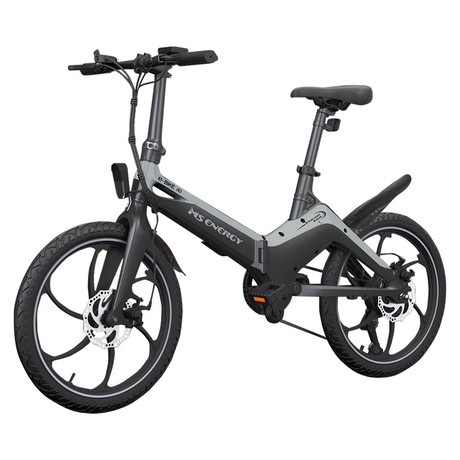 Električno kolo MS ENERGY i10, zložljivo, 20" pnevmatike, 250W motor, 6 prestav Shimano, do 50km, do 25km/h, 36V 7.8Ah baterija, črno siv