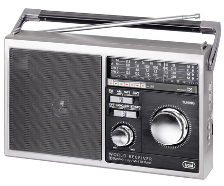 TREVI MB 749 W prenosni radijski sprejemnik, srebrn