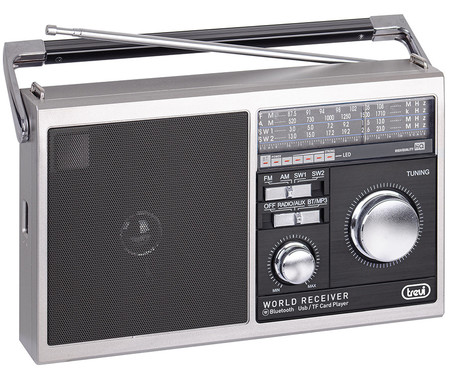 TREVI MB 749 W prenosni radijski sprejemnik, srebrn