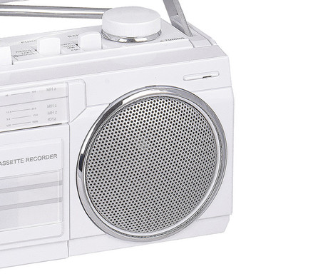 TREVI RR 501 BT radijski sprejemnik / kasetofon, bel