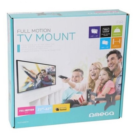 Nosilec / Roka za TV OMEGA OUTV200FM, 23"-42", vrtljiv v vse smeri, do 25kg, naklon od -20° do +20°, gibljivost za 180°