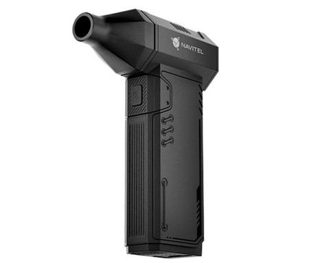 NAVITEL TF5 turbo ventilator, 180W visoka moč, 130.000rpm, 45m/s, 4 nastavki, 3 hitrosti, 3000mAh polnilna baterija, USB Type-C, črn NAVITEL TF5 turbo ventilator, 180W visoka moč, 130.000rpm, 45m/s, 4 nastavki, 3 hitrosti, 3000mAh polnilna baterija, USB Type-C, črn