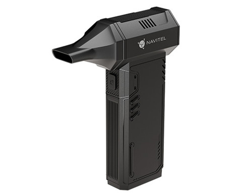 NAVITEL TF5 turbo ventilator, 180W visoka moč, 130.000rpm, 45m/s, 4 nastavki, 3 hitrosti, 3000mAh polnilna baterija, USB Type-C, črn NAVITEL TF5 turbo ventilator, 180W visoka moč, 130.000rpm, 45m/s, 4 nastavki, 3 hitrosti, 3000mAh polnilna baterija, USB Type-C, črn