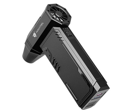 NAVITEL TF5 turbo ventilator, 180W visoka moč, 130.000rpm, 45m/s, 4 nastavki, 3 hitrosti, 3000mAh polnilna baterija, USB Type-C, črn NAVITEL TF5 turbo ventilator, 180W visoka moč, 130.000rpm, 45m/s, 4 nastavki, 3 hitrosti, 3000mAh polnilna baterija, USB Type-C, črn