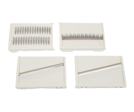 ALPINA MULTI sekljalnik hrane, večfunkcijski, ročni, rezila iz nerjavečega jekla, 200x196x92mm, rdeč