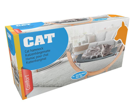 Pet Comfort postelja / viseča mreža za mačke, 72x35x10cm