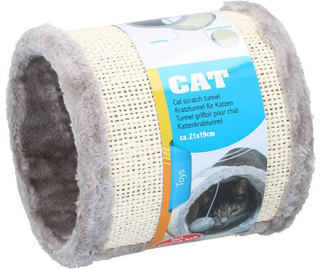 Pet Toys praskalnik za mačke, tunel, igrača, žoga, 21x19cm