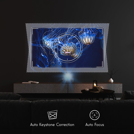 THOMSON SIRIUS PG55B projektor, 4K UHD, Google TV, pametni daljinec, črn (Premium Black)