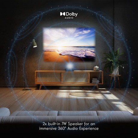 THOMSON SIRIUS PG55B projektor, 4K UHD, Google TV, pametni daljinec, črn (Premium Black)