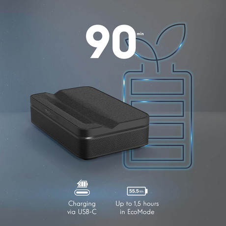 THOMSON SIRIUS PG55B projektor, 4K UHD, Google TV, pametni daljinec, črn (Premium Black)