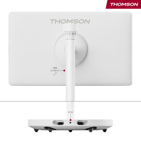 THOMSON 27FE7M45 GO Plus Pro TV sprejemnik, 69cm (27"), Full HD, Android, 5000 mAh baterija, WiFi, Bluetooth, nastavljiv kot / naklon / višina, bel