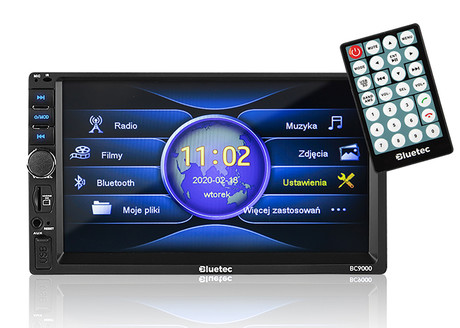 Avtoradio BLOW BLUETEC BC9000 78-288  MP5 / 2DIN / 7" barvni  zaslon na dotik, Bluetooth, USB, SD, Aux-in, ISO konektor