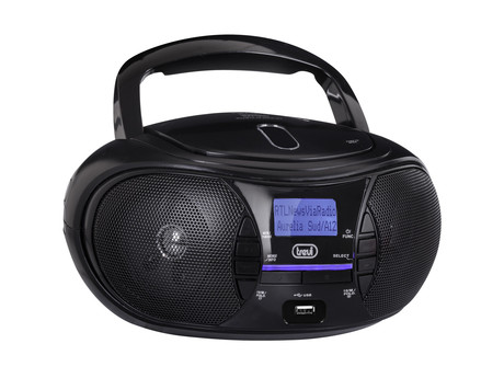 TREVI CMP 581, Boombox, CD/USB/Radio DAB/DAB+/FM, RDS, črne barve