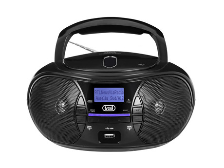 TREVI CMP 581, Boombox, CD/USB/Radio DAB/DAB+/FM, RDS, črne barve