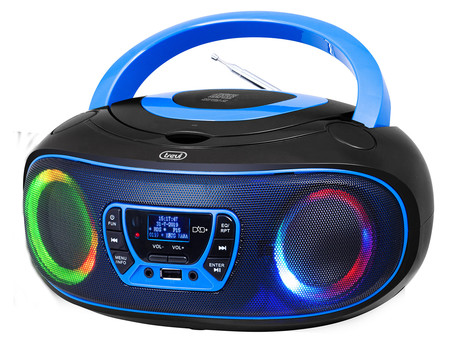 TREVI CMP 583, Boombox, CD/USB/Radio DAB/DAB+/FM, RDS, daljinec, črno-moder