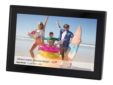 EOL - TREVI DPL2230 APP WiFi Smart Digitalni foto okvir - črn