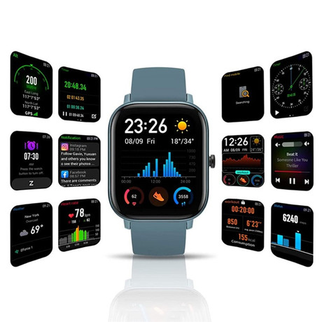 EOL - Športna pametna ura Xiaomi AMAZFIT GTS, AMOLED zaslon, Bluetooth 5, GPS, vodoodporna do 50m, modra