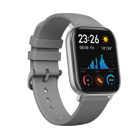 EOL - Športna pametna ura Xiaomi AMAZFIT GTS, AMOLED zaslon, Bluetooth 5, GPS, vodoodporna do 50m, siva