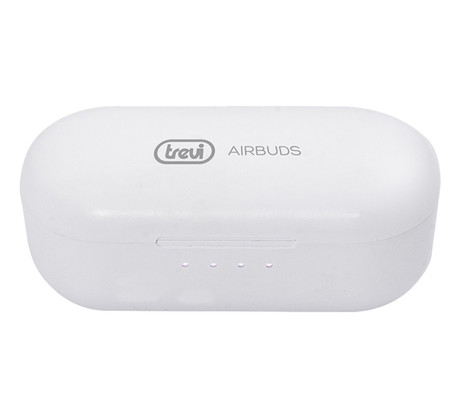 TREVI HMP 12E07 AIR mini Bluetooth 5.0 slušalke z mikrofonom, TWS, polnilna enota, touch kontrola, bele