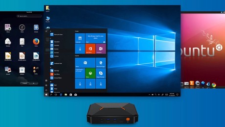 Namizni mini računalnik CHUWI HeroBox, Windows 10, Intel Gemini Lake N4100, 8GB DDR, 180GB SSD, WiFi Dual 2.4G/5G