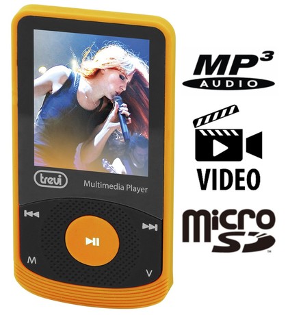 TREVI MPV 1725 MP3/Video predvajalnik SD oranžen