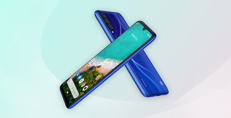 Pametni telefon Xiaomi MI A3, 4G-LTE, 6.088'' Amoled zaslon, 4GB+64GB+MicroSD do 256GB, AI trojna kamera, 4030mAh, moder