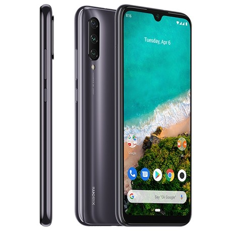 EOL - Pametni telefon Xiaomi MI A3, 4G-LTE, 6.088'' Amoled zaslon, 4GB+64GB+MicroSD do 256GB, AI trojna kamera, 4030mAh, siv