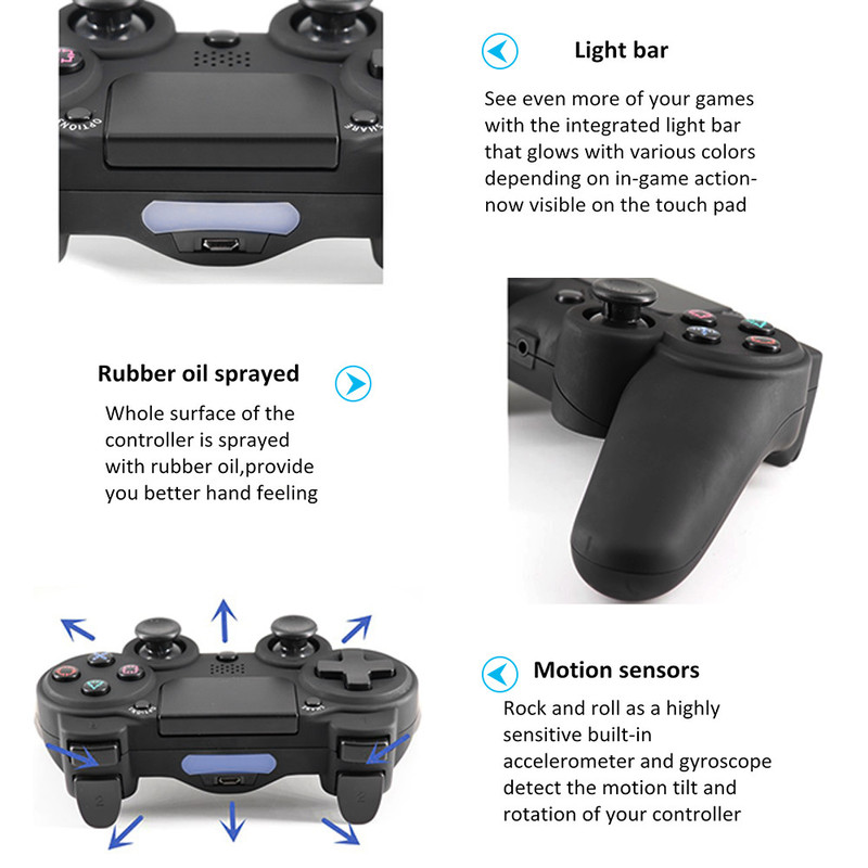 Brezžični BLUETOOTH Gamepad Omega OGPPS4, PS4 in PC, - Bonajo