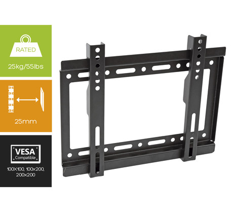 Nosilec za TV OMEGA OUTV200F, 23''-42'', fiksen, VESA do 200x200