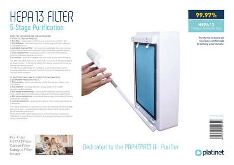 Platinet PAPHEPA13F filter za čistilec zraka