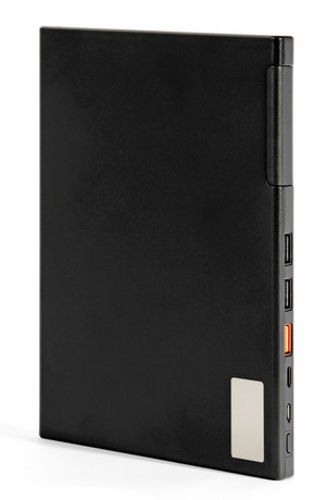 EOL - Power Bank PLATINET 30.000mAh, Li-Polymer, LCD prikazovalnik, Quick Charge 3.0, 18W, črna